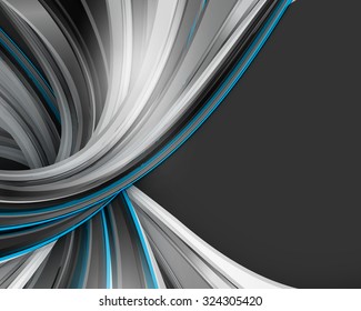 vector curly background with bright shining lines. Eps10