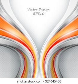 vector curly background with bright shining lines. Eps10