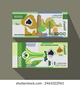 Vector Currency of Algeria 2000 Note Algeria Currency 2000 Note illustration, Algeria Currency 2000 Note picture or Algeria Currency 2000 Note image