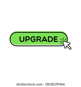 Vector Cursor With Upgrade Button