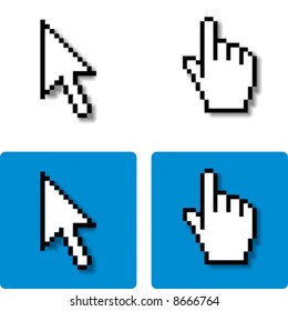 vector cursors with shadow