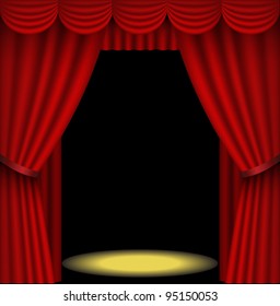 vector Curtain with beam