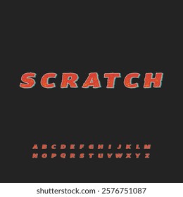 Vector Custom Cartoony Typography Font