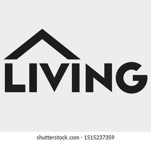 Vector custom lettering logo for real estate or construction business use