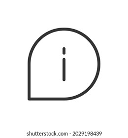 Vector customer service line icon. Symbol in trendy outline style. Vector illustration isolated on a white background. 