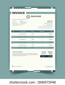 Vector Customizable Invoice Form Template Design.s , simple invoice template design your business