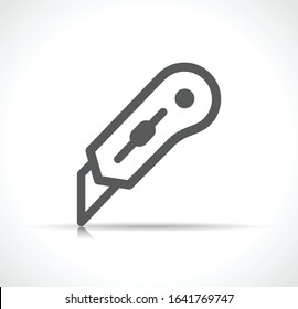 Vector cut icon symbol design