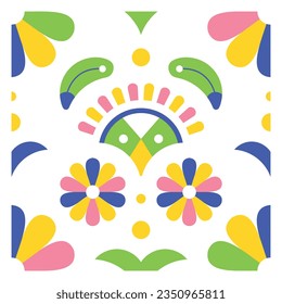 vector cute abstracs pattern flower illustration isolated
