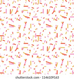Vector cute abstract geometric bricks seamless pattern background