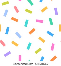 Vector cute abstract geometric bricks seamless pattern background