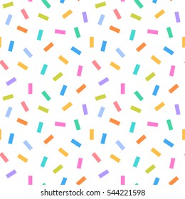 Vector cute abstract geometric bricks seamless pattern background