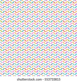 Vector cute abstract geometric bricks seamless pattern background