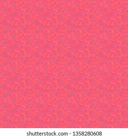 Vector cute abstract geometric lines seamless pattern background