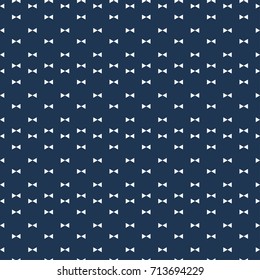 Vector Cute Abstract Hipster Bow Tie Seamless Pattern Background