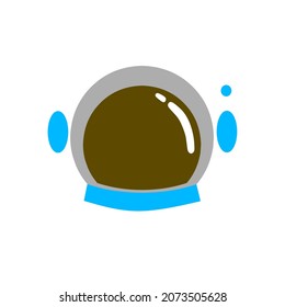 a vector of a cute astronaut. given a unique color and calm. can be used for small objects in a design or a company logo.