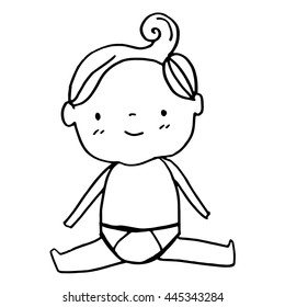 vector cute baby