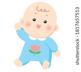 Vector Cute Baby with various gesture