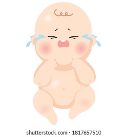 Bebé vectorial con varios gestos