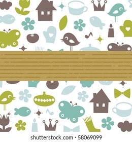 vector cute background