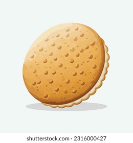 estilo de dibujos animados vectorial lindo biscuits