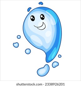 vectores lindo blob caricatura personaje, emociones, personaje, makot