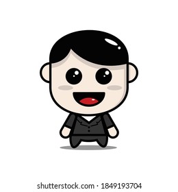 
vector of cute boy in suit