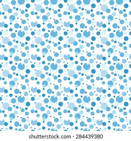Vector cute bubble seamless pattern.
