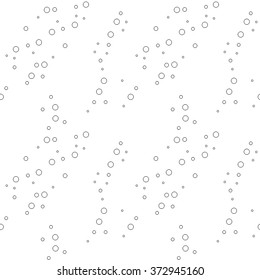 Vector cute bubble seamless pattern.