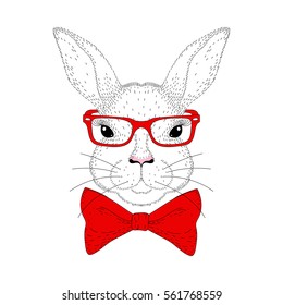 13,351 Rabbit with bow Stock Vectors, Images & Vector Art | Shutterstock