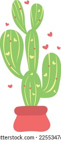  Vector of the cute cactus 