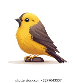 vector cute Canary cartoon style