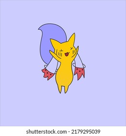 vector cute cartoon animation illustration picture 