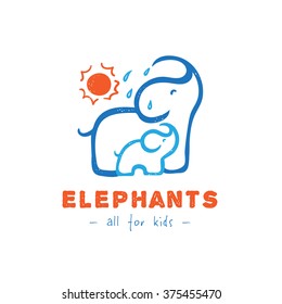 956 Elephant family logo Images, Stock Photos & Vectors | Shutterstock