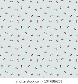 Vector cute cartoon  ladybugs seamless pattern background
