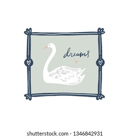 Swan Clip Art Images Stock Photos Vectors Shutterstock