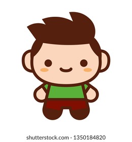 Vector Cute Character Isolated On White Background