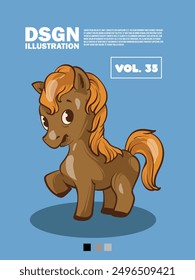 Vector cute chibi animals cartoon illustration good for use for printed t-shirts and displays