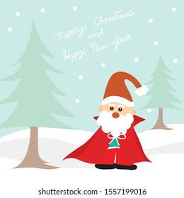 Vector of Cute Christmas characters.
