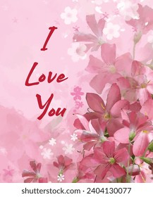 Vector cute creative valentine's day card with love theme design.
