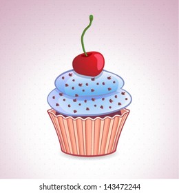 vector cute cupcake