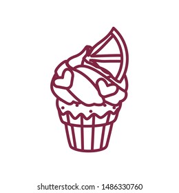 vector cute cupcake sweets art
