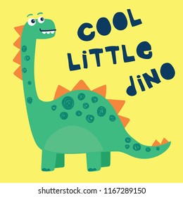 vector, cute dinosaur illustration