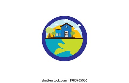 Vector of Cute  Earth,Cute globe.