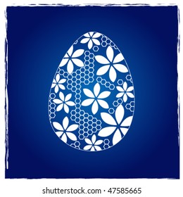 Vector cute Easter card