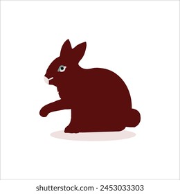 Vector Cute Female Rabit Illustration Design