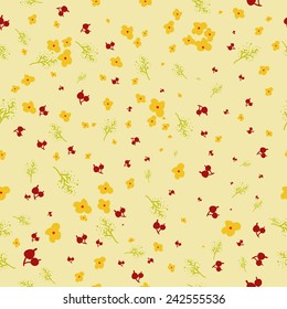 Vector cute floral pattern 