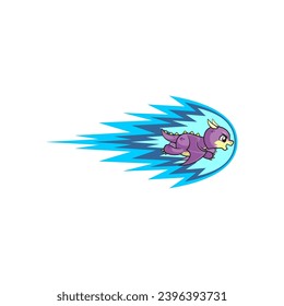 vector cute flying dragon graphic