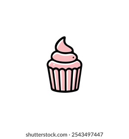 Vector of cute food flat icon