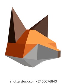 vector Cute Fox Decorative Paper Model