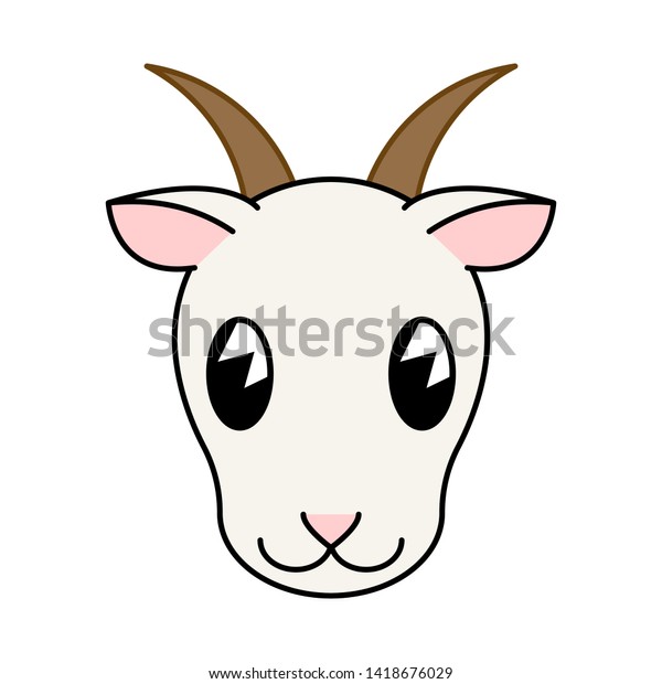 3,380 Goat Face Drawing Stock Vectors, Images & Vector Art | Shutterstock